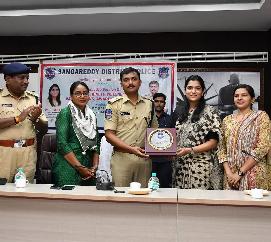 Dr. Anusha Rao P Leads Women Police Health & Wellness Session in Sangareddy