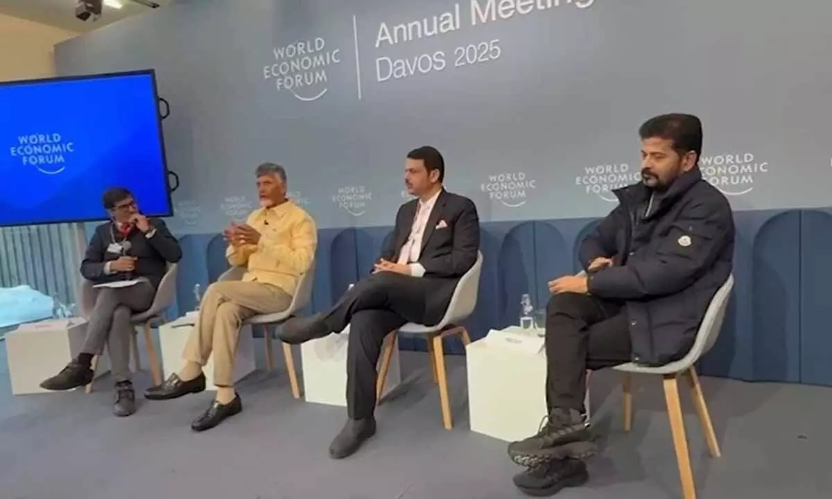 Indian CMs Showcase Development Goals at Davos Dialogue